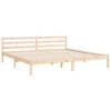 vidaXL Cadre de lit sans matelas 200x200 cm bois massif