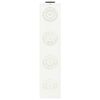 vidaXL Lumi&egrave;re de chemin LED solaire 2 pcs Blanc Acier lamin&eacute; &agrave; froid