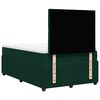 vidaXL Sommier &agrave; lattes de lit avec matelas vert fonc&eacute; 120x190 cm