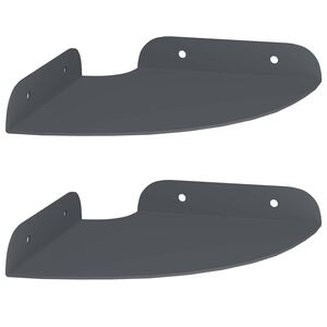 vidaXL &Eacute;tag&egrave;re Flottante d'Angle Support d'angle 2 pc Anthracite