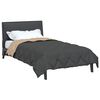 vidaXL Duvet d'&eacute;t&eacute; simple Anthracite et Taupe 200 x 135 cm Microfibre