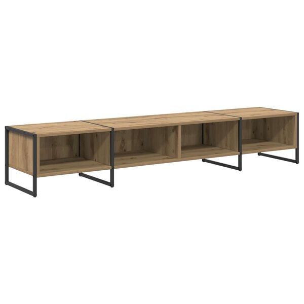 vidaXL Meuble TV Ch&ecirc;ne artisan 170,5 x 36 x 30,5 cm Bois d'ing&eacute;nierie
