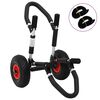 vidaXL Chariot de SUP pour planche de surf pliable 45 kg aluminium