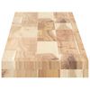 vidaXL &Eacute;tag&egrave;res flottantes 2 pcs 120x20x4 cm acacia massif non trait&eacute;
