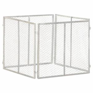 vidaXL Composteur de jardin 85x85x70 cm Fer galvanis&eacute;