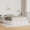 vidaXL Cadre de lit Blanc 120 x 190 cm Bois de pin massif