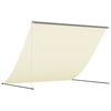 vidaXL Auvent r&eacute;tractable cr&egrave;me 250x150 m tissu et acier