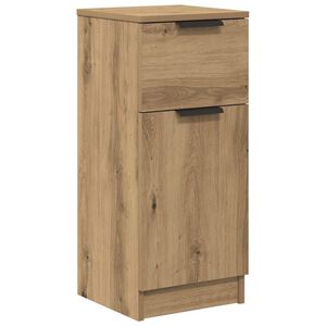 vidaXL Buffet ch&ecirc;ne artisanal 30x30x70 cm bois d'ing&eacute;nierie