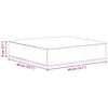 vidaXL Coussin de Si&egrave;ge d'Ext&eacute;rieur Cr&egrave;me 40 x 40 x 8 cm
