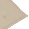 vidaXL Chaises inclinables de jardin et coussins lot de 6 Teck solide