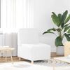 vidaXL Unit&eacute; de Sofa Modulaire Sans Accoudoirs 2 pcs Blanc