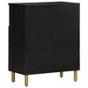 vidaXL Buffet noir 60x33x75 cm bois d'ingénierie