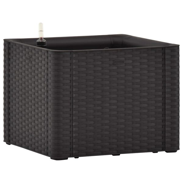 vidaXL Lit surélevé de jardin système d'arrosage Anthracite 43x43x33cm