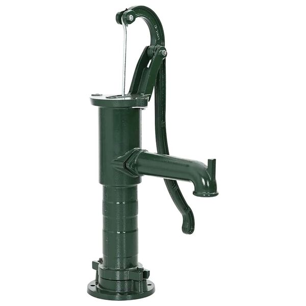 vidaXL Pompe &agrave; eau manuelle de jardin Fonte