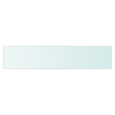 vidaXL Panneau d’étagère Verre transparent 70 x 15 cm