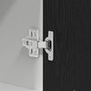vidaXL Armoire suspendue avec &eacute;tag&egrave;re Lyon Ch&ecirc;ne noir 60 x 31 x 60 cm
