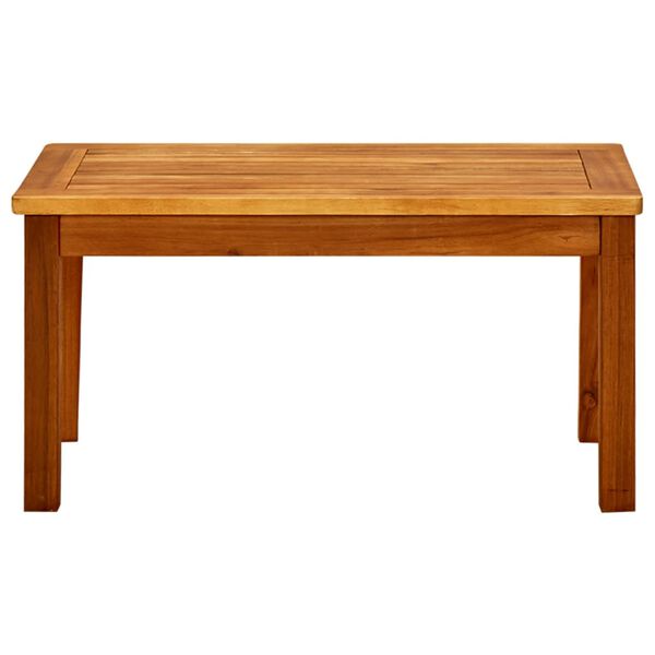 vidaXL Table basse de jardin 70x40x36 cm Bois solide d'acacia