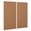 vidaXL Tableau d'Affichage 100 x 100 x 1,4 cm Bois de pin massif