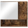 vidaXL Armoire Miroir Ch&ecirc;ne fum&eacute; 59 x 17 x 55 cm Bois d'ing&eacute;nierie