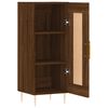 vidaXL Buffet Ch&ecirc;ne marron 34,5x34x90 cm Bois d'ing&eacute;nierie