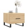 vidaXL Tables basses 2 pcs ch&ecirc;ne sonoma 50x50x40 cm bois d'ing&eacute;nierie