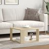 vidaXL Table basse chêne sonoma 51,5x51,5x30 cm bois d'ingénierie
