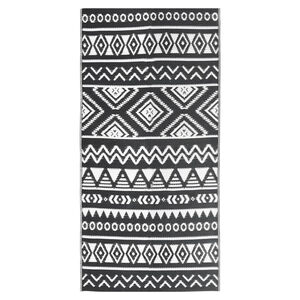 vidaXL Tapis d'ext&eacute;rieur ARAKIL Noir 80x150 cm PP