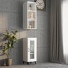 vidaXL Armoire murale Blanc 34,5x32,5x90 cm Bois d'ing&eacute;nierie