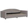 vidaXL Lit de jour avec gigogne sans matelas taupe 90x200 cm
