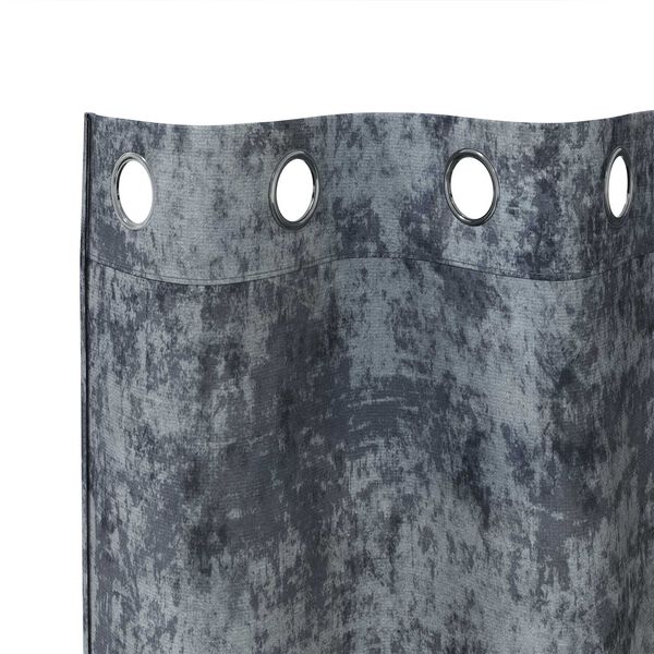 vidaXL Rideaux en velours 2 pcs Gris Argent&eacute; 175 x 140 cm Velours