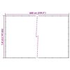 vidaXL Filet pour remorque vert 3,5x6 m PEHD