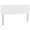 vidaXL Lit avec rangement et matelas Blanc pur 140 x 200 cm