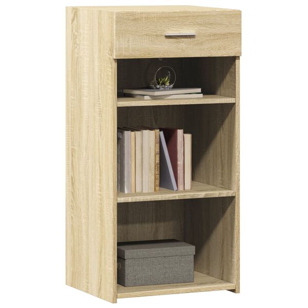 vidaXL Buffet ch&ecirc;ne sonoma 45x42,5x93 cm bois d'ing&eacute;nierie