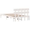 vidaXL Cadre de lit Blanc 120 x 190 cm Bois de pin massif