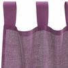 vidaXL Rideaux en voile avec boucles 2 pcs violet 140x225 cm