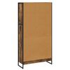 vidaXL Biblioth&egrave;que 2 pcs Ch&ecirc;ne Fum&eacute; 80 x 30 x 155 cm