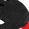 vidaXL Gants de Travail 12 pcs Rouge et Noir 7 / S Rev&ecirc;tement en latex