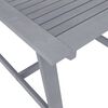 vidaXL Ensemble &agrave; manger de jardin 3 pcs Gris Bois d'acacia massif