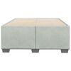 vidaXL Cadre de lit sans matelas gris clair 120x200 cm velours