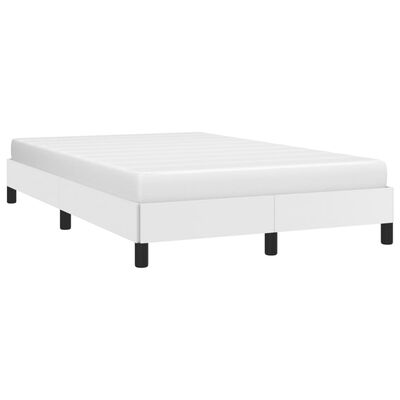 vidaXL Cadre de lit blanc 120x190 cm similicuir