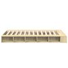 vidaXL Cadre de lit sans matelas ch&ecirc;ne sonoma 120x200 cm