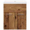 vidaXL Ensemble de meubles salle de bain 2 pcs bois d'ing&eacute;nierie
