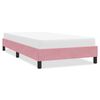 vidaXL Cadre de lit sans matelas rose 80x220 cm velours