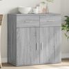 vidaXL Buffet sonoma gris 79x38x80 cm bois d'ing&eacute;nierie