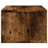 vidaXL Support d'imprimante ch&ecirc;ne fum&eacute; 40x32x22,5 cm bois d'ing&eacute;nierie