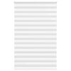 vidaXL Store z&egrave;bre blanc 145x230 cm largeur du tissu 140,9cm polyester