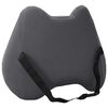 vidaXL Oreiller avec oreiller R&eacute;glable Gris 42 x 32 x 14 cm Polyester