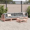 vidaXL Salon de jardin 5 pcs et coussins bois massif sapin de douglas