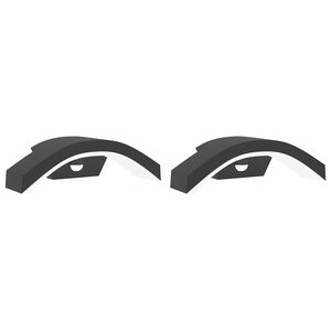 vidaXL Appliques murales LED d'ext&eacute;rieur avec capteurs 2 pcs noir