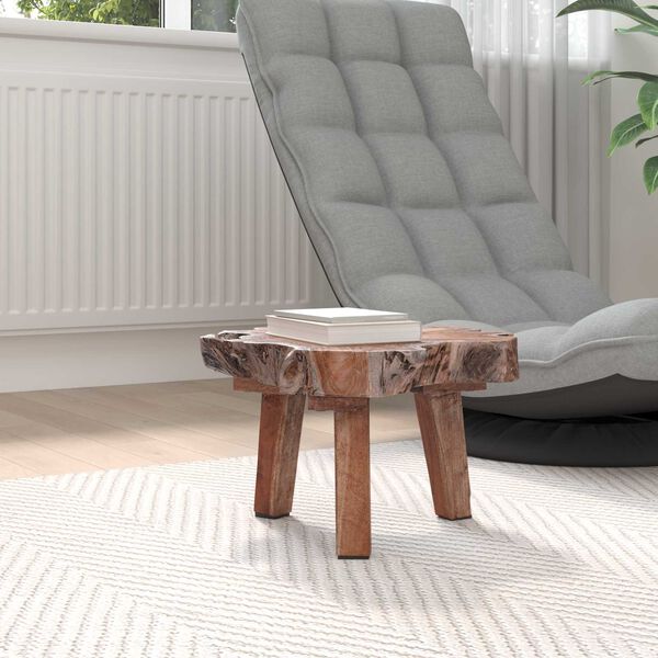 vidaXL Table de chevet Marron 40 x 40 x 25 cm Bois Recycl&eacute; Solide